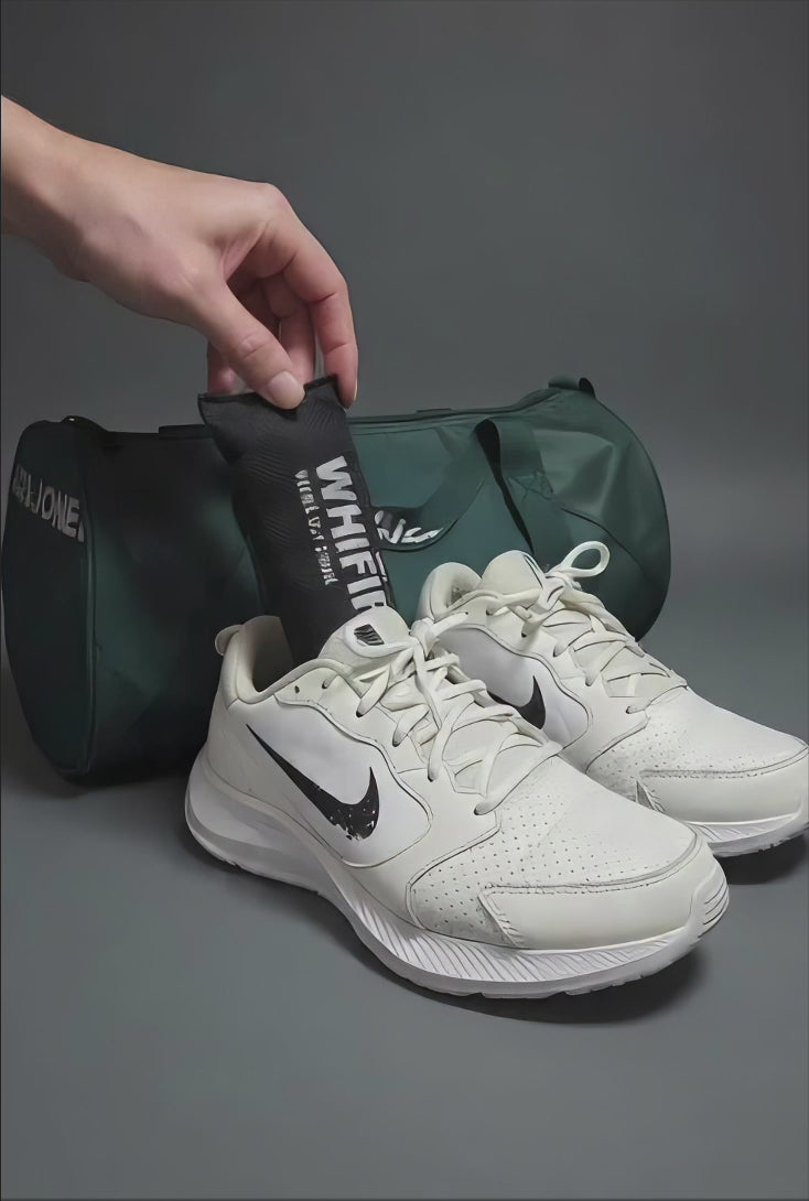 WHIFIN Shoe Deodorizer Pouches (2-Pack) — Bamboo Charcoal & Silica Gel